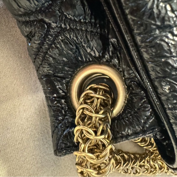 Vintage Chanel Rodeo Drive Accordion Flap Bag Patent Vinyl Medium - Picture 8 of 16